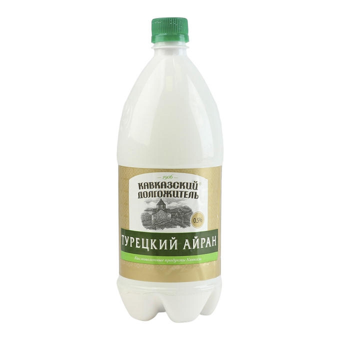 Айран Турецкий Кавказский Долгожитель 0,5% 1л бут