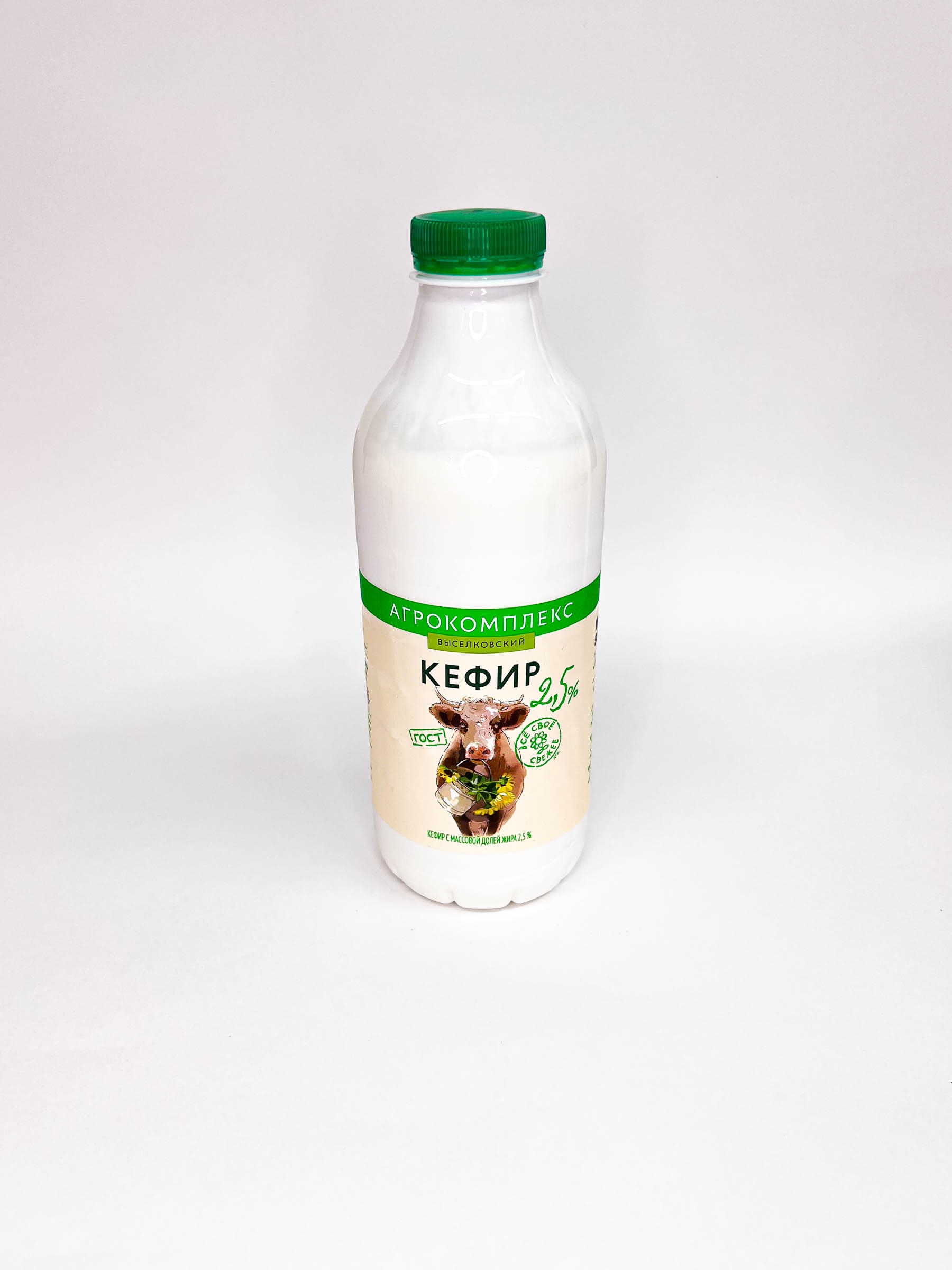 Кефир Агрокомплекс 2,5% ПЭТ 0,9кг