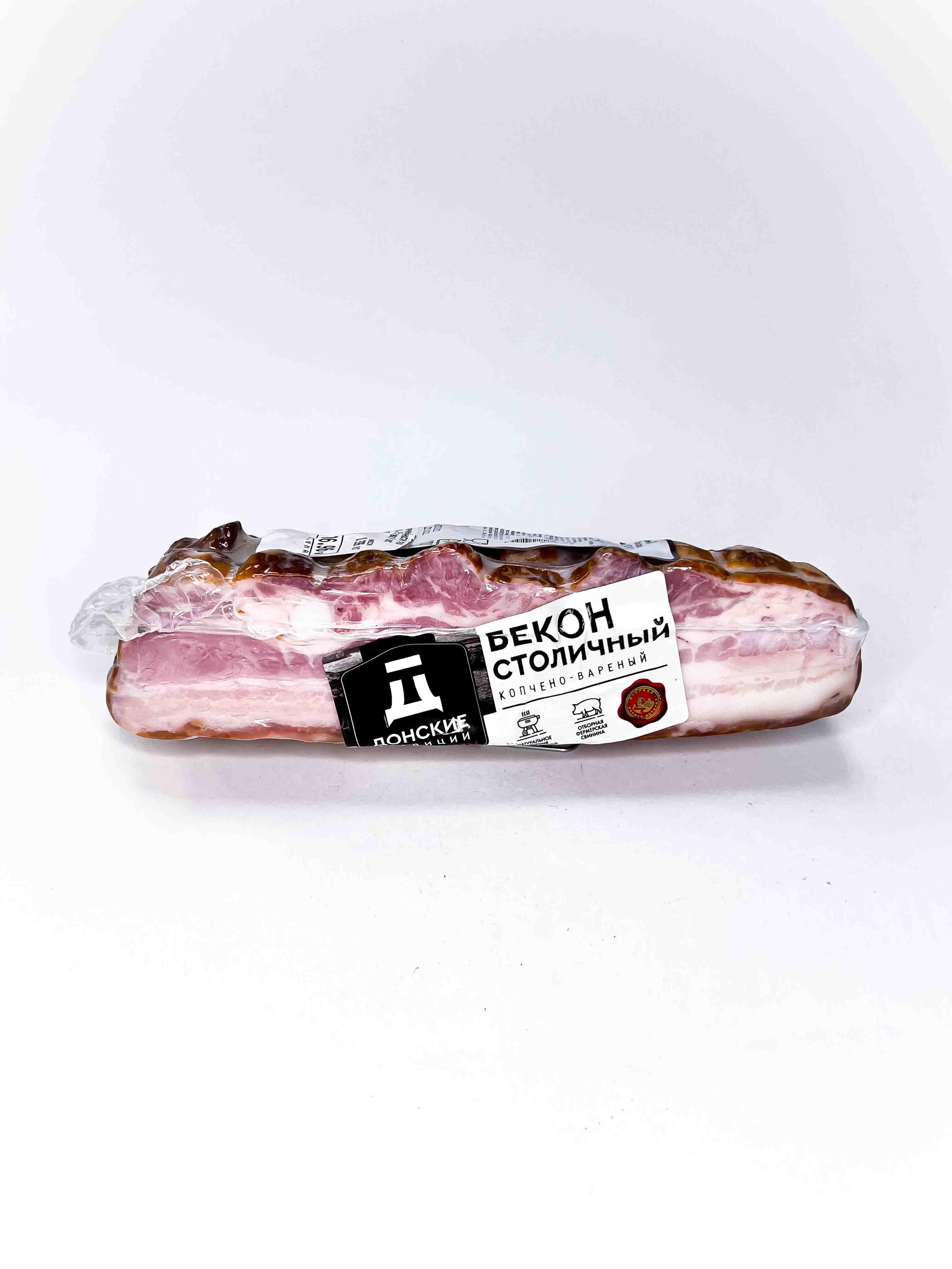 Бекон Столичный Донские традиции (0,3-0,5кг) к/в в/у вес