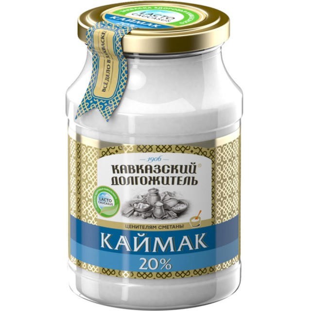 Каймак Кавказский Долгожитель 20% 0,4кг с/б