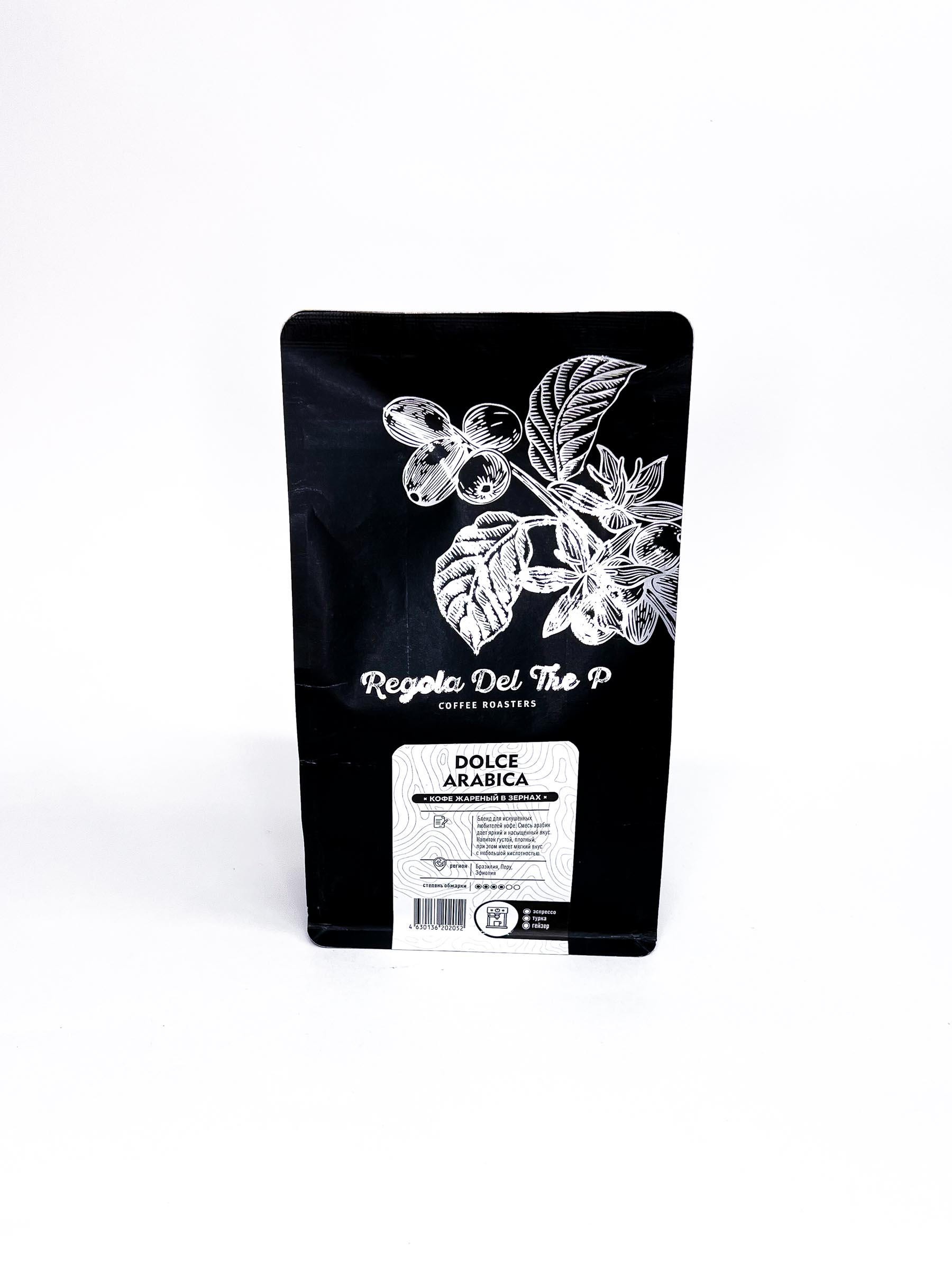 Кофе Regola del the P Dolce Arabica зерно 250г